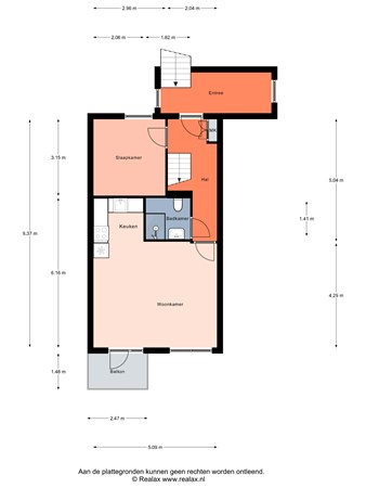 Floorplan - Prins Willem Alexanderstraat 12, 3751 DM Bunschoten-Spakenburg